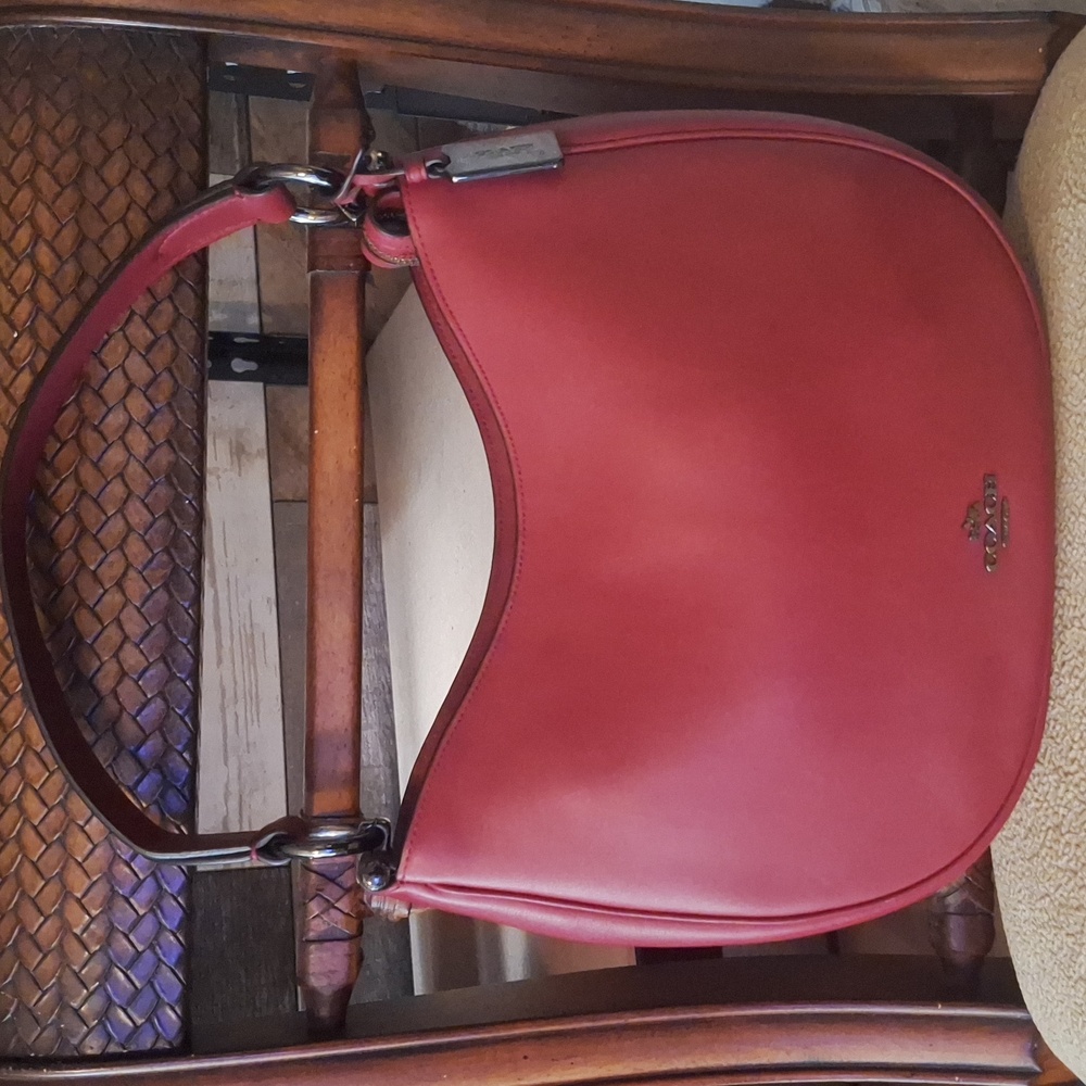 Coach Leather Shoulder Bag - Picture 1 of 9
